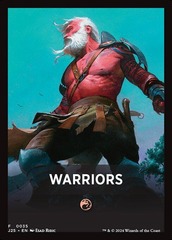 Warriors Theme Card